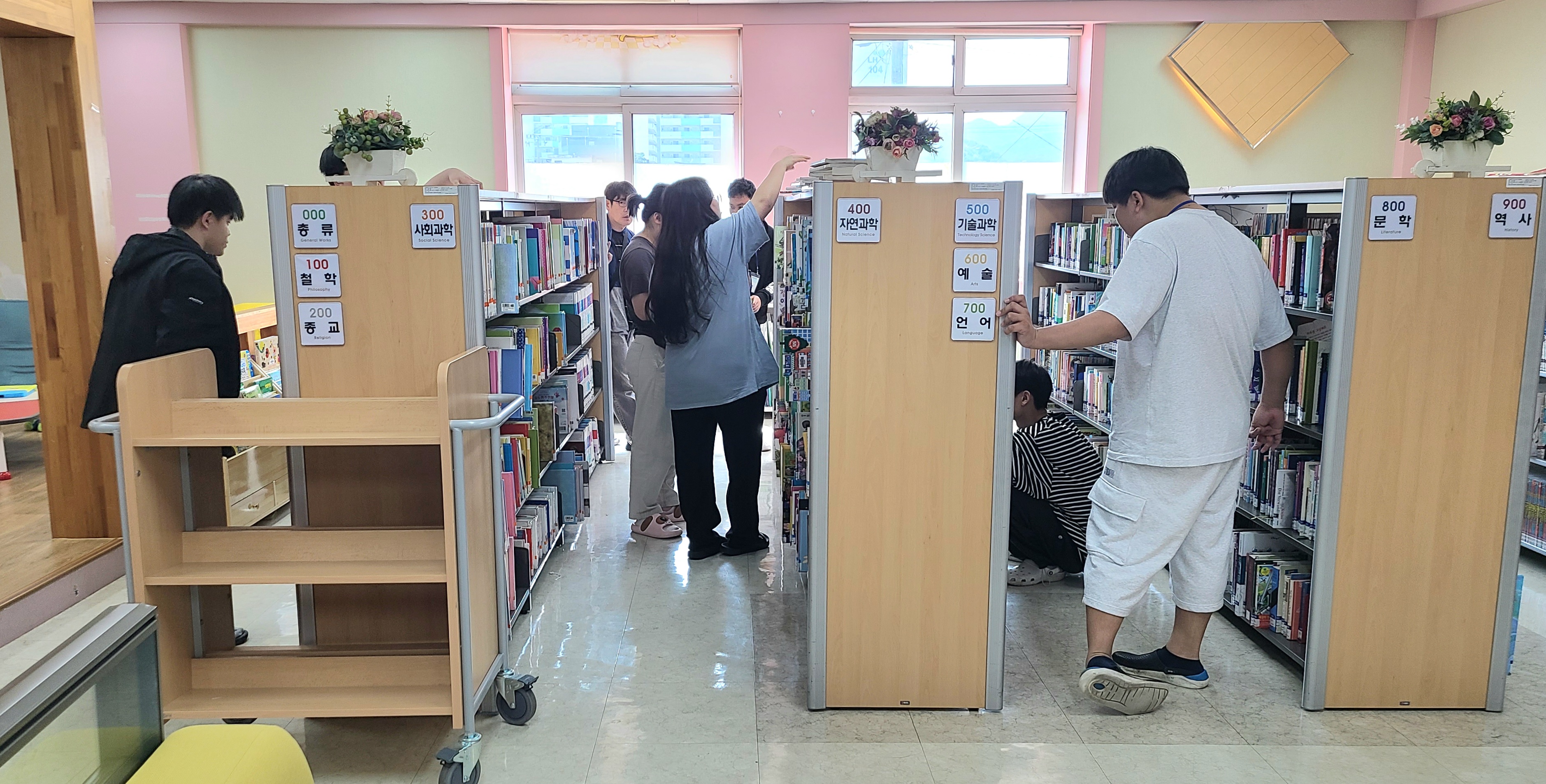 상주권역 학교도서관지원센터 집중지원학교 운영 - 상주 상희학교