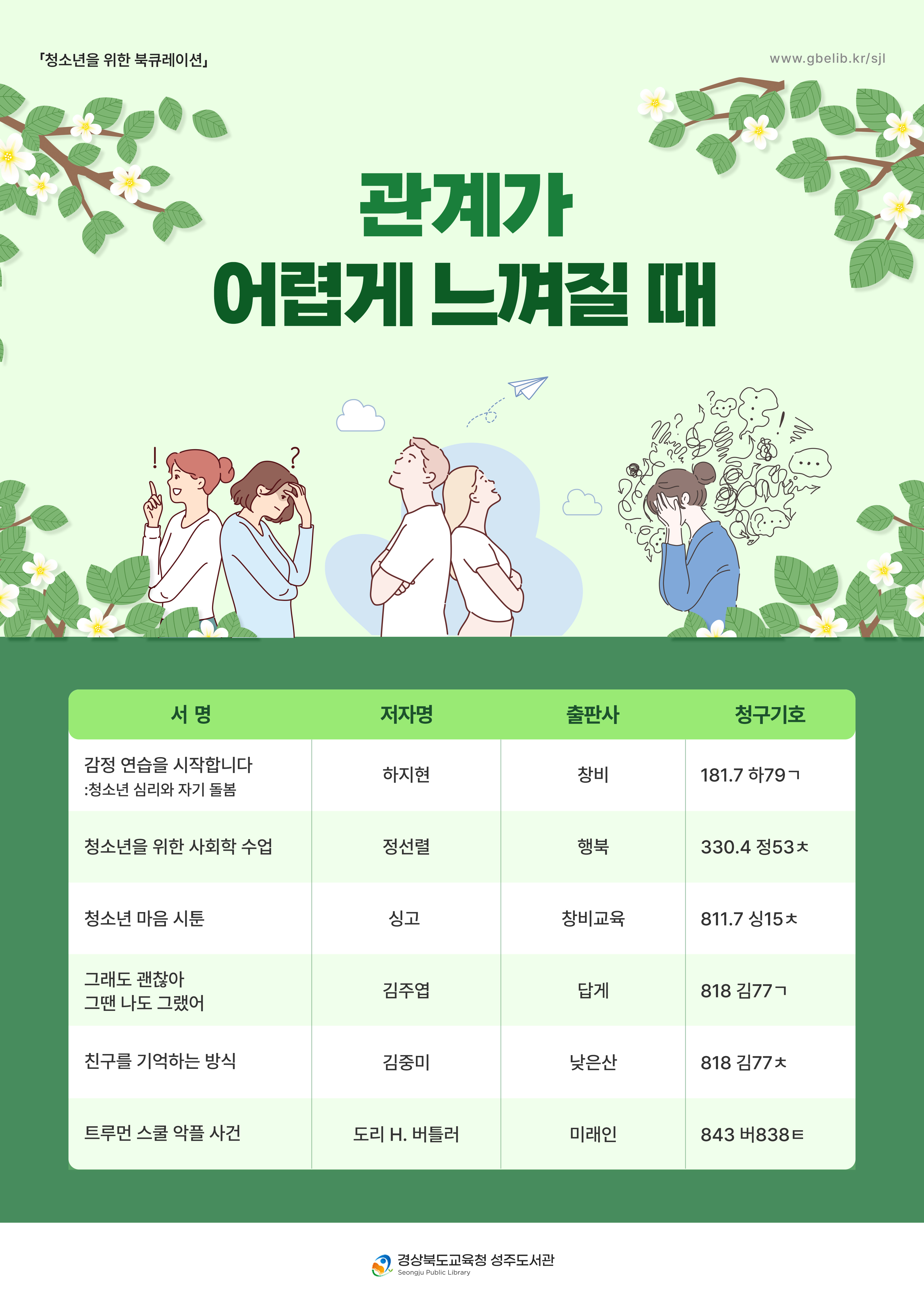 청소년을 위한 북큐레이션