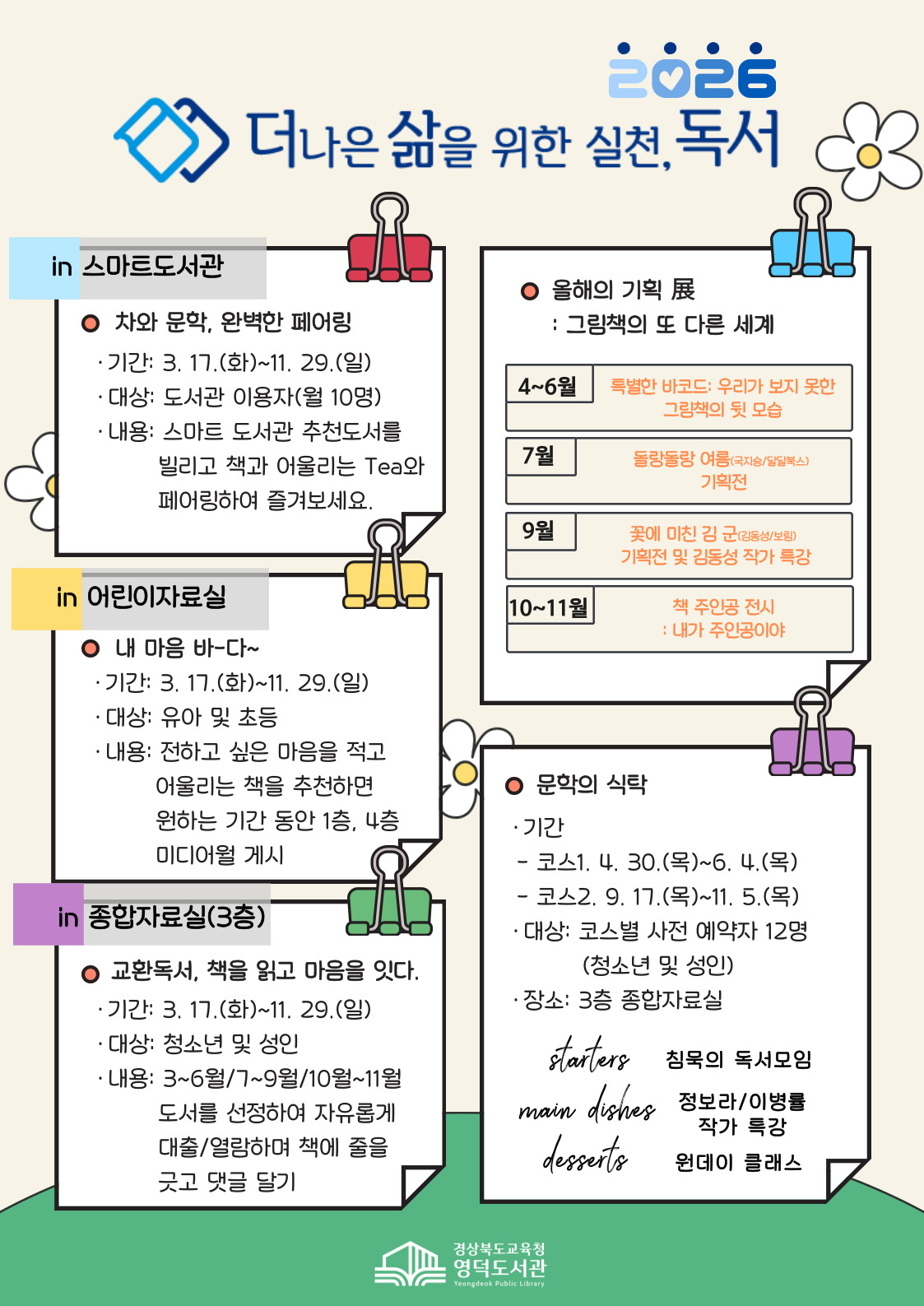 2025 더 나은 삶을 위한 실천, 독서(전체)
